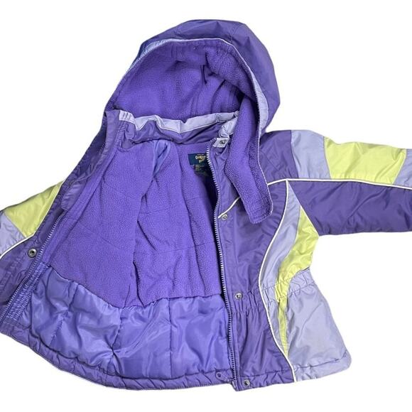 𝅺OSHKOSH B'Gosh Purple Toddler Winter Jacket 4T - Picture 3 of 6